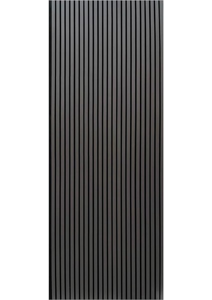 Home Mdf Ahşap Akustik Duvar Paneli 100X280 cm - Antrasit fiyatları