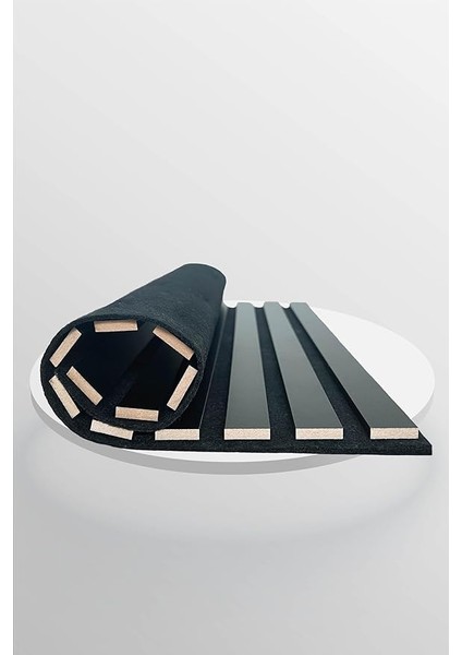 Home Mdf Ahşap Akustik Duvar Paneli 100X280 cm - Antrasit modelleri