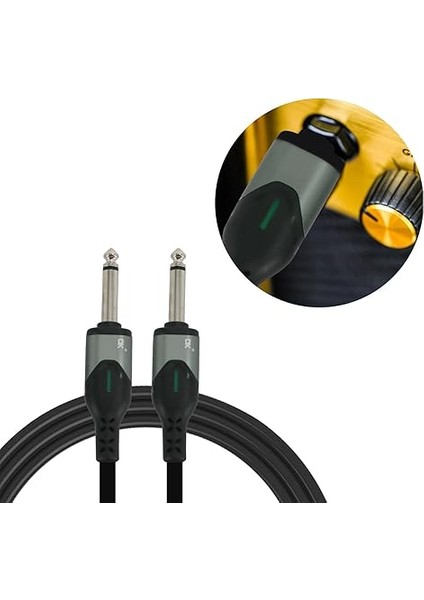Dk Gitar Bağlantı Kablosu 3.0 Metre 10FT Enstrüman Kablosu Gürültü Azaltma Ses Kablosu 6.35MM Erkek Jack Ses Kablosu Elektro Gitar Bas Için fiyatları