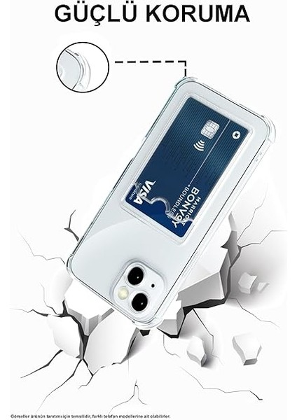 Iletişim Samsung Galaxy S21 Fe Kapak Kamera Korumalı Kartlıklı Darbe Emici Özellikli Şeffaf Silikon Kılıf fırsatları