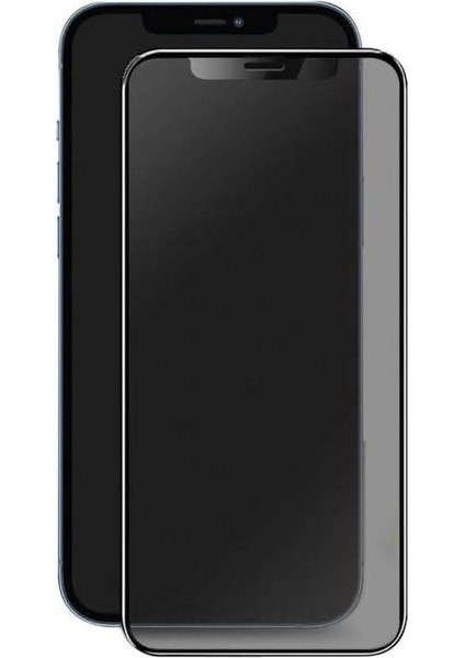 iPhone 15 Ekran Koruyucu Hayalet Mat Seramik Tam Kaplayan Nano Siyah