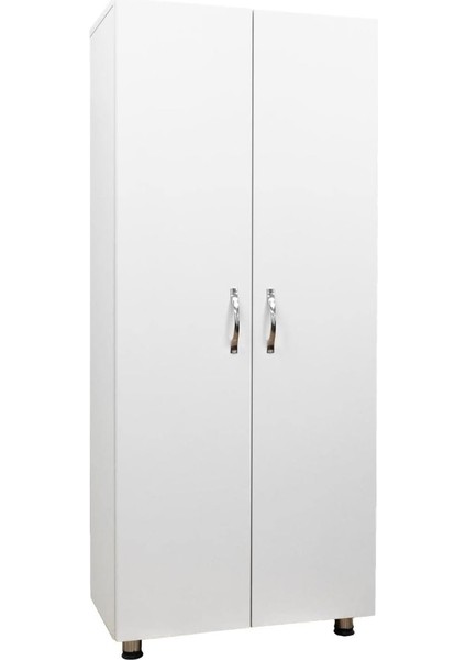 Life 2 Kapaklı 4 Raflı Mutfak Dolabı Banyo Dolabı Çok Amaçlı Dolap Beyaz indirimleri