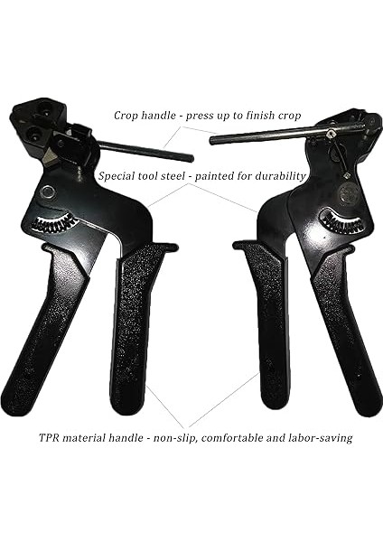 Bağı Tabancası, 50 Adet Paslanmaz Çelik Kablo Bağı, Deecam Kablo Bağı Pensesi, Kablo Bağlarını Kilitlemek ve Kesmek Için, Metal, 250 mm x 4,6 Mm, Paslanmaz Çelik Kablo Bağı fiyatları