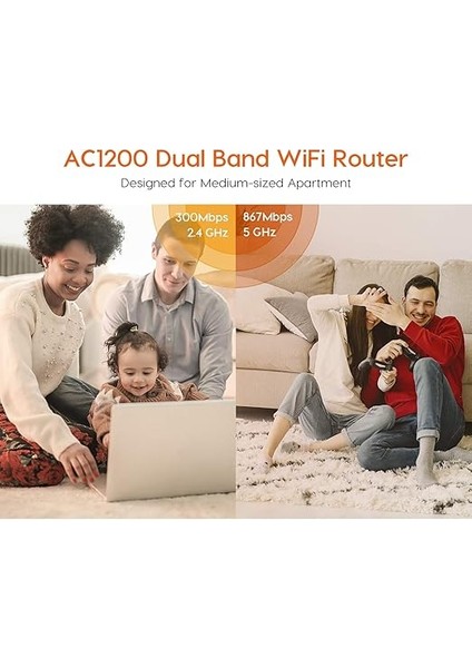 Ac 1200 Mbps Kablosuz Dual Band Access Point ve Router fırsatları