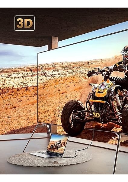 Örgülü 4K 18 Gb/s HDMI 2.0 Kablo Siyah 1.5 Metre modelleri