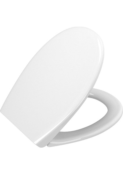 84-003R009 Klozet Kapağı Universal Yavaş Kapanır Kolay Çıkabilir Beyaz