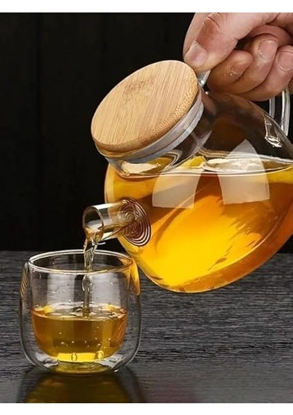 Vakumlu Bambu Kapaklı Isıya Dayanıklı Borosilikat Cam Demlik, Süzgeçli (1000 Ml) | Teapot.deconox Vakumlu Bambu Kapaklı Borosilikat Cam Demlik – Süzgeçli ve Isıya Dayanıklı Teapot (1000 Ml) fırsatları