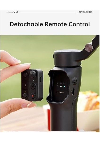 Isteady V3 Gimbal Akıllı Telefon Için – 3 Eksenli Stabilizatör, Manyetik Aı Izleyici, Dolum Işığı, Çıkarılabilir Kontrolör, Entegre Uzatma Çubuğu ve Canlı Yayın ve Vlog Için Tripod fırsatları