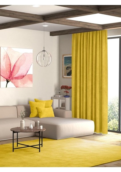 Dokulu Hint Sarısı Kırlent Yastık Kılıfı Freedom Serisi Punch Için Uygun fırsatları