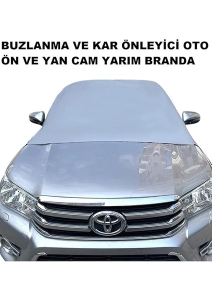 Oto Branda Araba Güneşlik Araç Buz Kar Güneş Koruyucu Yarım Branda (Büyük Boy - 180X150) fiyatları