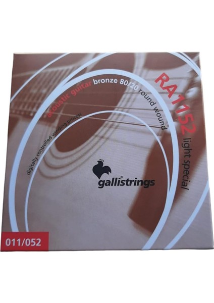 Strings RA1152 Light Special Akustik Gitar Teli, Akustik Gitar Tel