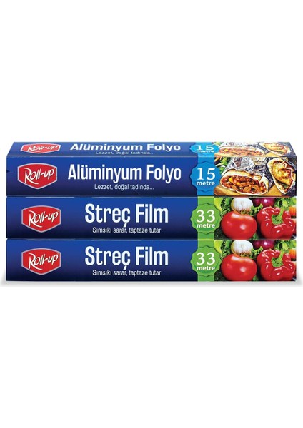 Streç Film + Alüminyum Folyo Ekonomik Mutfak Seti