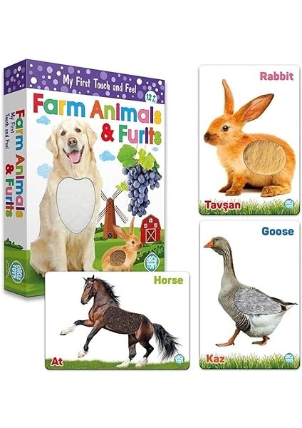 Toys Dokun Hisset Çiftlik Hayvanları ve Meyveler modelleri