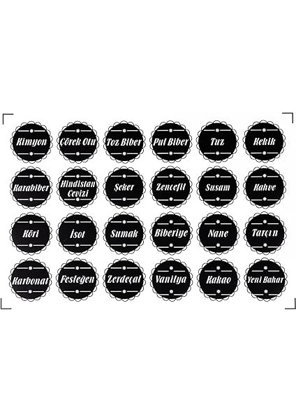 Adet Ahşap Kapaklı Cam Baharatlık Seti 320 cc -12LI Ahşap Kapaklı Baharat Takımı fırsatları