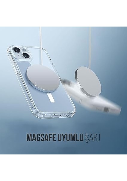 iPhone 13 Için Kılıf Kamera Korumalı Magsafe Wireless Şarj Özellikli Şeffaf Kılıf modelleri