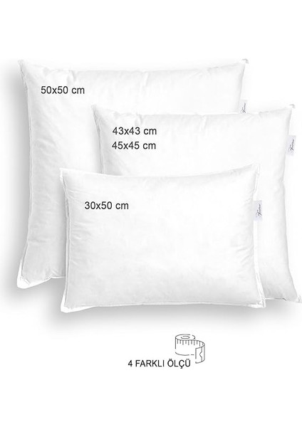 Home 2 Adet Premium Kare Kırlent Iç Yastık 1.kalite Elyaf Dolgulu Oyuncu Koltuk Yastığı (2 Adet, 50X50) fiyatları