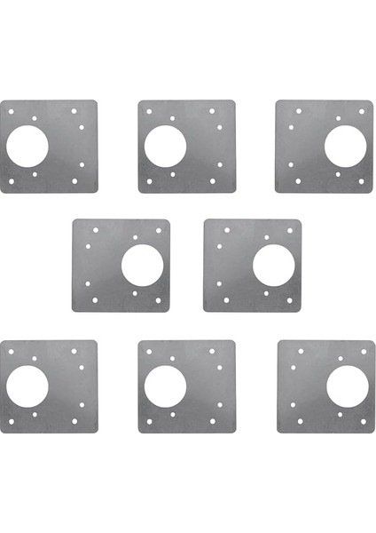 Kapak Taş Menteşe Tamir Sacı Nobel Pratik Onarım Kiti Yuva Saçı Tablası 8x8.5 cm 8 Adet