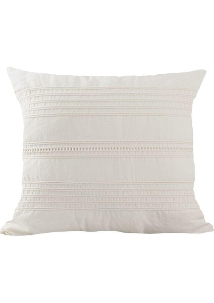 Buldan Dokuma Bohem TASARIM%100 Pamuklu 45X45CM Kırlent Kılıfı Krem Krem modelleri
