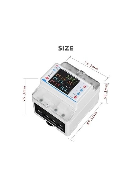 Tuya Wifi Akıllı Devre Kesici Otomatik Tekrar Kapama Koruyucusu 3P4W Güç Ölçer Çoklu Korumalı Üç Fazlı Tekrar Kapatma Anahtarı Zamanlama Programı Elektrik Ölçüm Fonksiyonları fiyatları