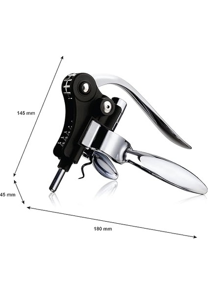 Vin Tirbuşon Yatay, Kollu Tirbuşon, Şarap Açacağı, Şişe Açacağı, Siyah, 66514606 modelleri