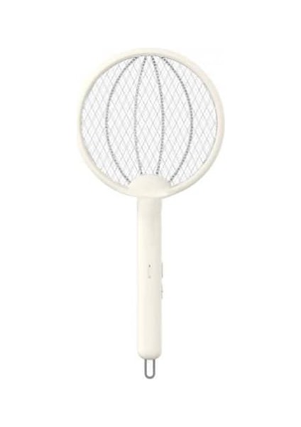 Katlanabilir USB Şarjlı 3 Katmanlı 3000V Voltaj Uv Işıklı Raket Sivrisinek Kovucu Sinek Öldürücü