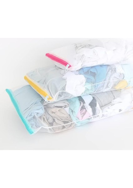 Fermuarlı Çamaşır Filesi (3'lü Set) fiyatları