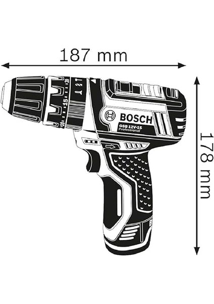 Professional Gsb 12V-15 Akülü Darbeli Delme Vidalama Makinesi + 39 Parça Aksesuar Seti (12 Volt, 2 x 2,0 Ah Akü, Toolbag Çanta) fırsatları