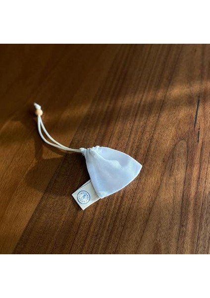 Ladies Yeniden Kullanılabilir Kumaş Çay Kesesi, 3 ADET,%100 Ağartılmamış Ham Pamuk fırsatları