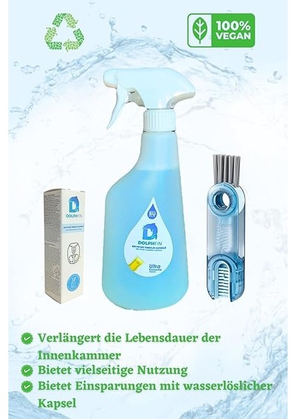 Airfryer Temizlik Seti Çok Amaçlı Yağ Sökücü Sihirli Kapsül ve Özel Fırçası ile fiyatları