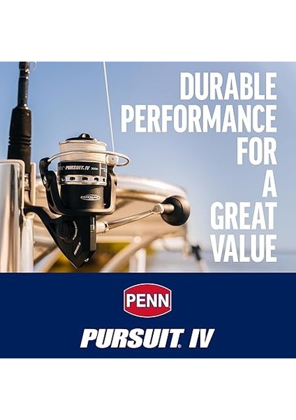 Pursuit Iv Salzwasser Spinnrolle – Spinnangeln, Jig, Köderrolle Für Den Allround-Einsatz, Boot, Kajak, Ufer fiyatları