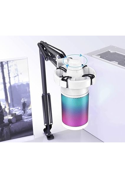 Ampligame A6T Twitch - Youtuber - Gamer - Tiktok - Yayıncı USB Mikrofon Seti (Beyaz) fırsatları