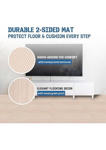 Schaumstoffmatten Mit Bordüre – Ineinandergreifende Bodenmatten Für Fitnessgeräte – Eva-Bodenfliesen modelleri