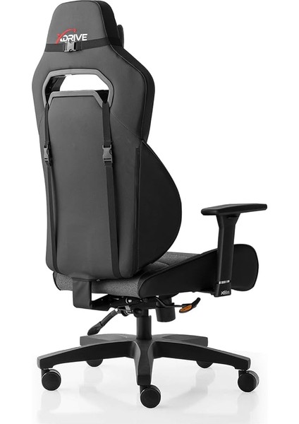 Göktürk Profesyonel Oyuncu Koltuğu Kumaş Gri/siyah fırsatları