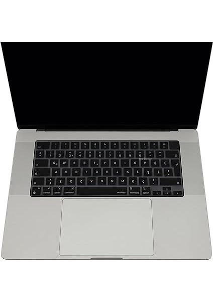MacBook Türkçe‑q Klavye Koruyucu | Açık Pembe | Siyah| Şeffaf Silikon Kapak M1/m2/m3 Touch Id Uyumlu – Toz, Dökülme ve Çizilmelere Karşı Koruma Siyah modelleri
