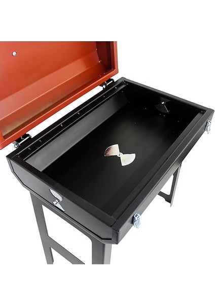 Cookout Katlanır Ayak Kilitli Barbekü Mangal-Kırmızı indirimleri