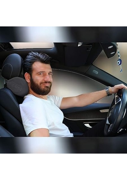 Bambu Serisi | Ortopedik Araç Boyun Yastığı | 2 Li Paket | Siyah Renk fiyatları