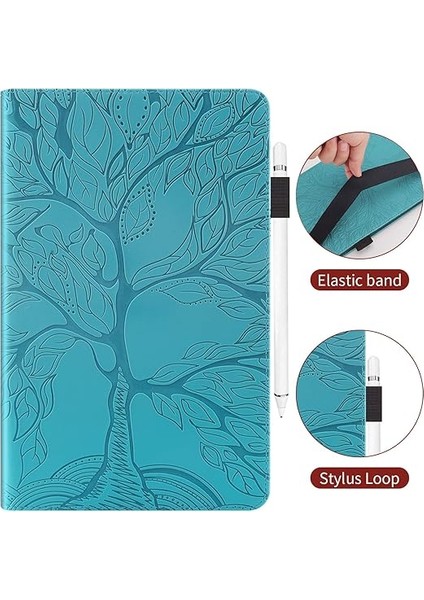 iPad Pro 13 Inç 2024 Için Kılıf Kalem Tutucu ile Pu Deri Kılıf iPad Pro 13 (2024) Stand Fonksiyonlu Koruyucu Kılıf Kapak iPad Pro 13 (2024) Mavi modelleri