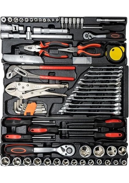 Parça Katlanır Metal Takım Çantası – 5 Gözlü, Taşınabilir, Çok Amaçlı El Aleti Seti indirimleri