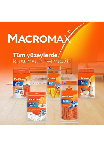 Yedek Mop Başlık, Faster ve Focus Otomatik Döner Temizlik Setleri Ile Uyumlu Paspas fırsatları