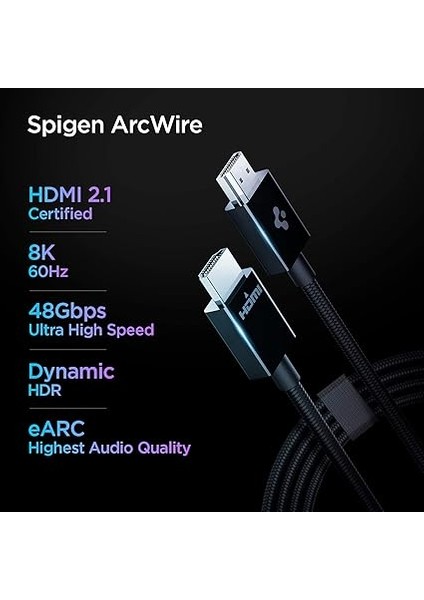 Arcwire HDMI 2.1 8k Görüntü Aktarım Kablosu (2 Metre) (8K/60Hz 4K/120Hz) Durabend Dynamic Hdr Görüntü ve Earc Yüksek Ses Kalitesi Destekli PB2001 - ACA02336 fiyatları