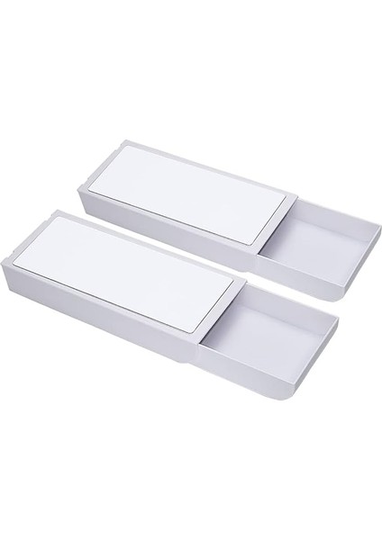 2 Adet Kendinden Yapışkanlı Çekmece, Çalışma Masası Altında, Kalemlik, Çekmece Düzenleyici, Çalışma Masası Altı Çekmece Düzenleyici, Masaüstünüzü Düzenli Tutmak Için