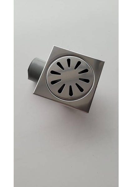 Yer Süzgeci Metal Kapaklı Koku Önleyicili Yandan Çıkışlı 10X10CM indirimleri