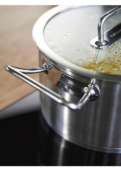 Derin Tencere, 16 Cm, Yuvarlak, 18/10 Paslanmaz Çelik indirimleri