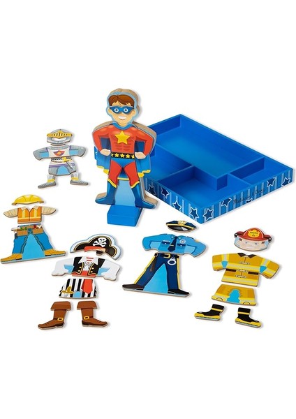 &amp; Doug 13550 Ahşap Mıknatıslı Giydirme Billy