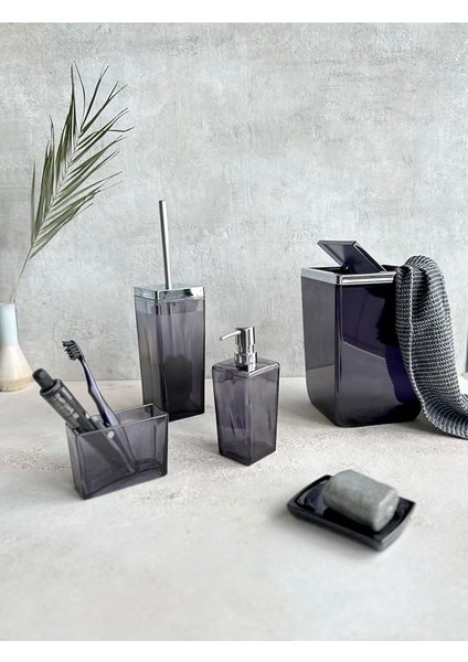 Biga Banyo Seti, Şeffaf Siyah