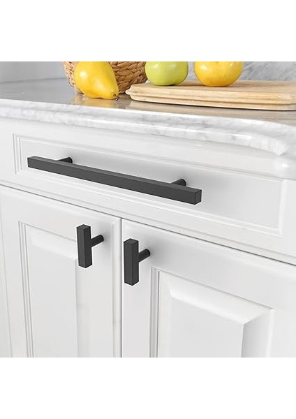 10 Adet Mobilya Kulpu Paslanmaz Çelik Siyah Dolap Kulpları Mutfak Kulpları 160 mm Delik Mesafesi Çekmece Kulpları Mutfak Dolapları Elbise Dolabı Için Kulplar UK0014 modelleri