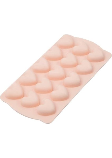 Kalp Çikolata ve Buz Kalıbı - 15 Hazneli, Pratik, Esnek Yapılı ve Çok Yönlü - Kalp Tasarımlı Buz Küpü Kalıbı (Soft Pembe) fiyatları