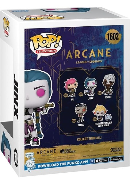Pop! Tv: Arcane Lig Bu Efsaneler Jinx modelleri