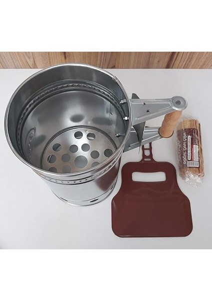 Mangal Barbekü Yakma Seti Kormatik Çıra Yelpaze Et Maşası Eldiven Fırça Közmatik Mangal Yak Seti modelleri