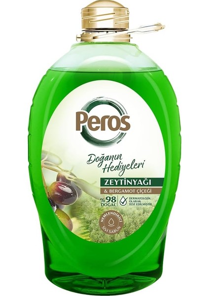 Doğanın Hediyeleri Zeytinyağlı &amp; Bergamot Çiçeği Sıvı Sabun 3000 G, Olive Oil &amp; Bergamot Flower